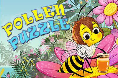 Put the puzzle together and help Bee find her hive.
