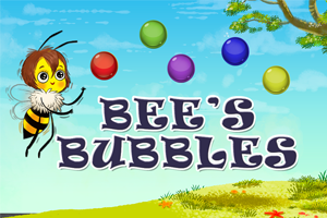 Bees Bubbles | Online Game from Bear and Bee Bedtime Rhymes