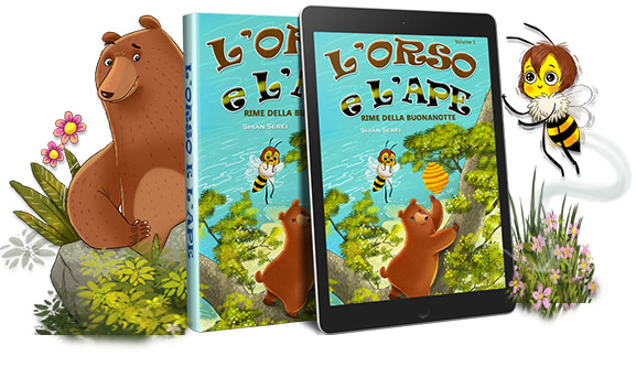 Le Storie della Buonanotte di Orso e Ape &egrave; un racconto in versi di due improbabili amici che vivono insieme sull&rsquo;isola di Orsola.